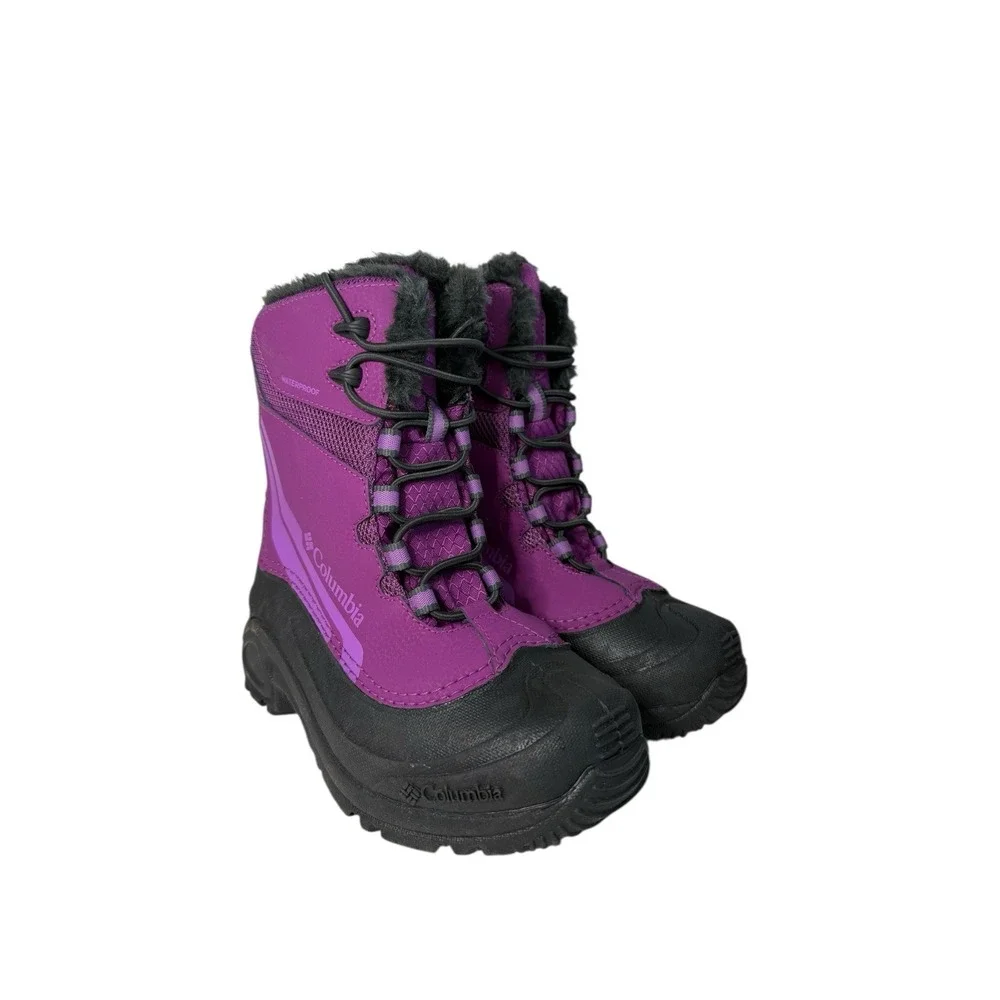 Columbia Youth Bugaboot Plus IV Omni-Heat Boot-Purple-‎ Size 1Y NO BOX